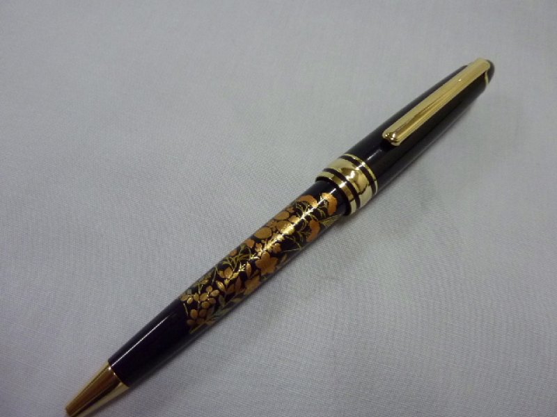 画像1: 高級加賀蒔絵　秋草　漆芸ボールペン