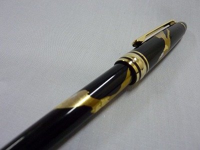 画像1: 純金箔工芸　彩光　漆芸ボールペン